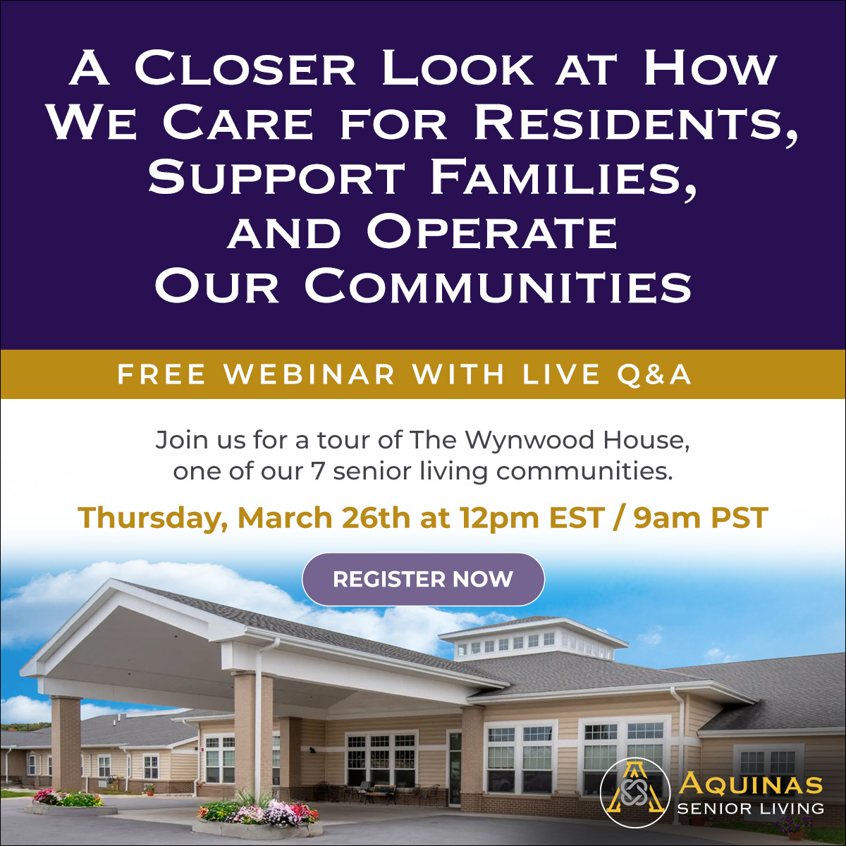 a look inside our senior living communities